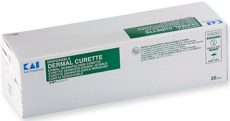 Curette dermatologiche monouso sterili