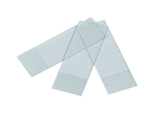 Vetrini porta oggetto con banda sabbiata