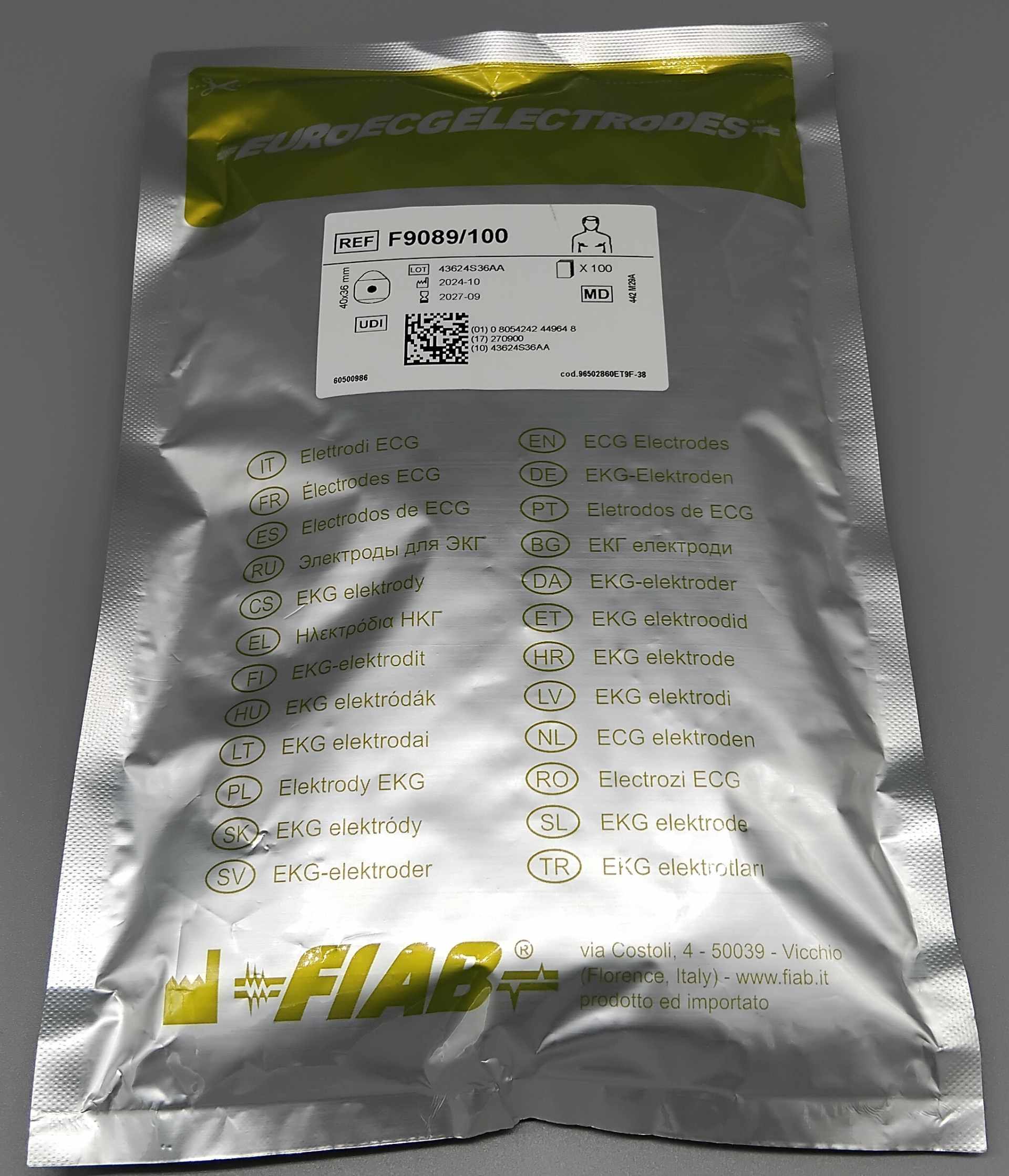 Elettrodi monouso per ECG e prove da sforzo